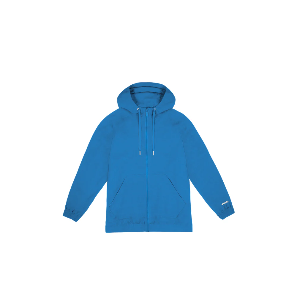 Women's Coastal Hoodie Full Zip - Vessi Blue - Image 3