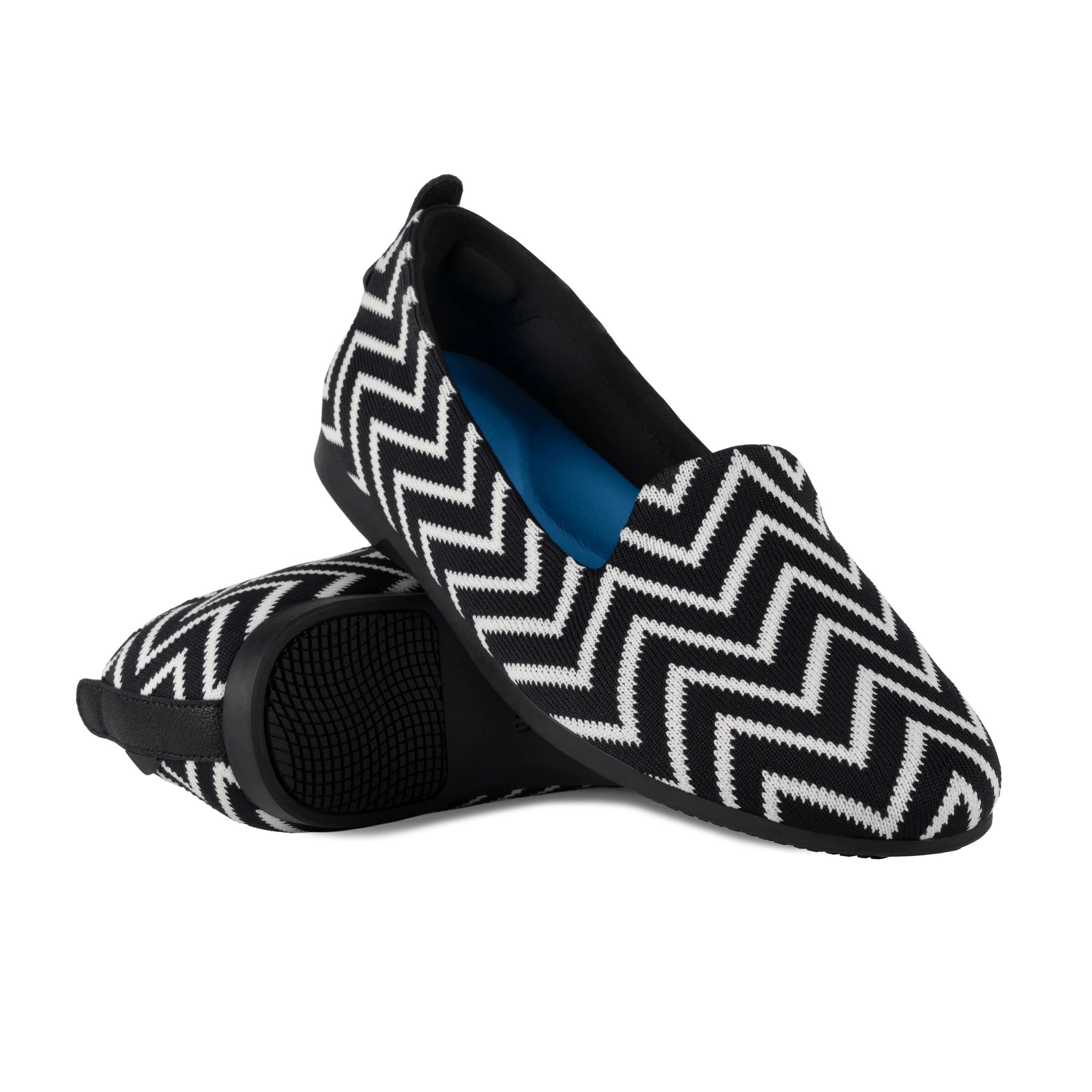 Women's Market Flat - Black/Light Dune Chevron - Image 5