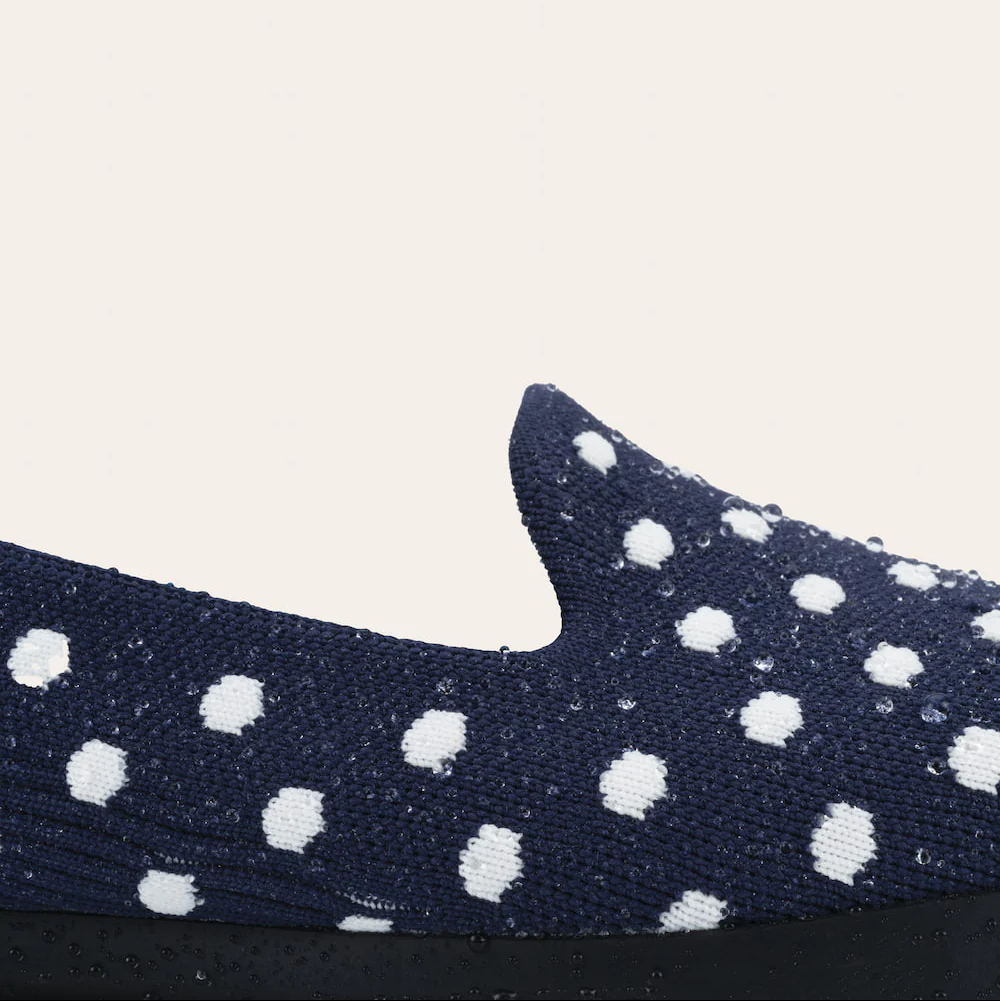 Women's Market Flat - Midnight/White Polka Dot - Image 7