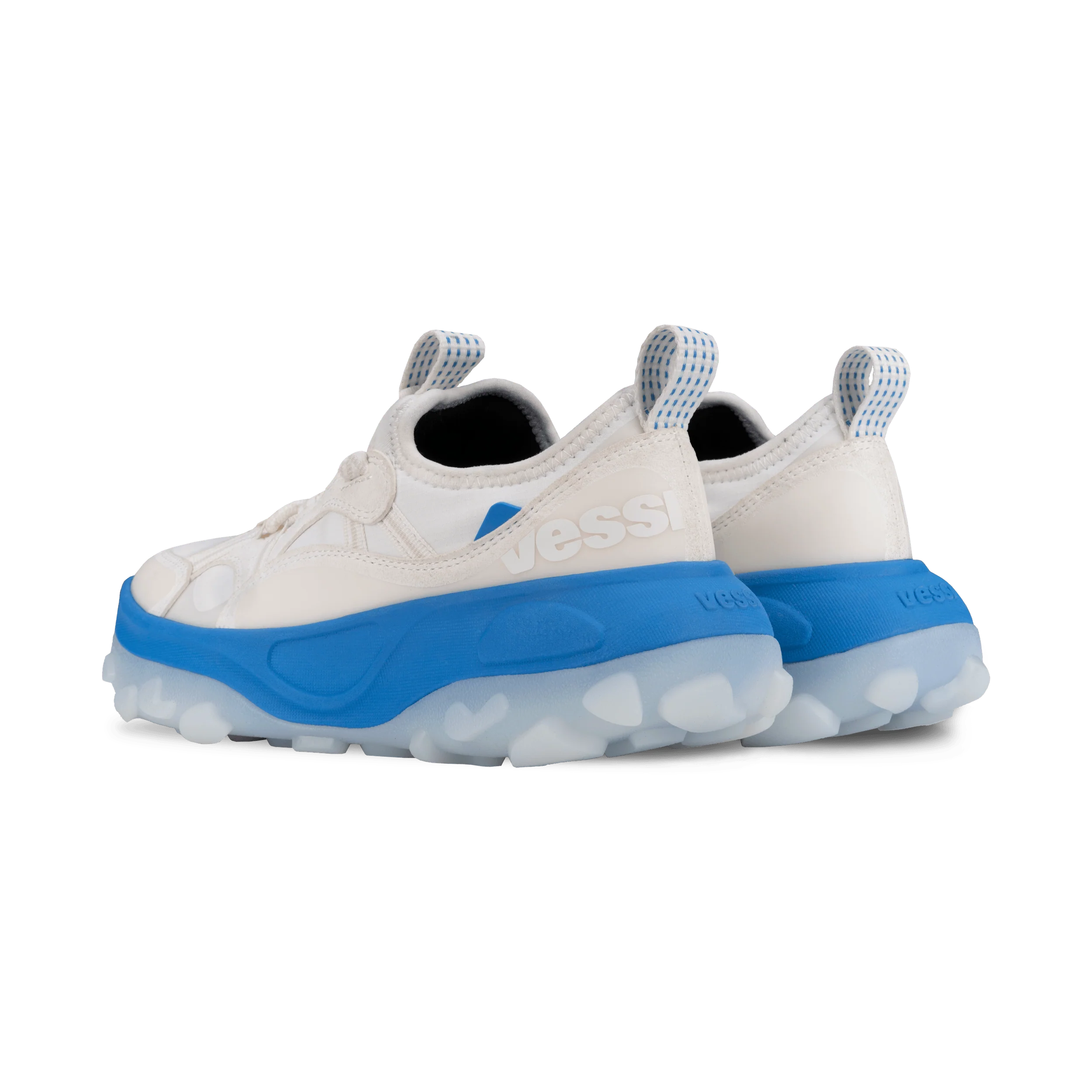 Women's Motu Sneaker - Off-White/Vessi Blue - Image 4