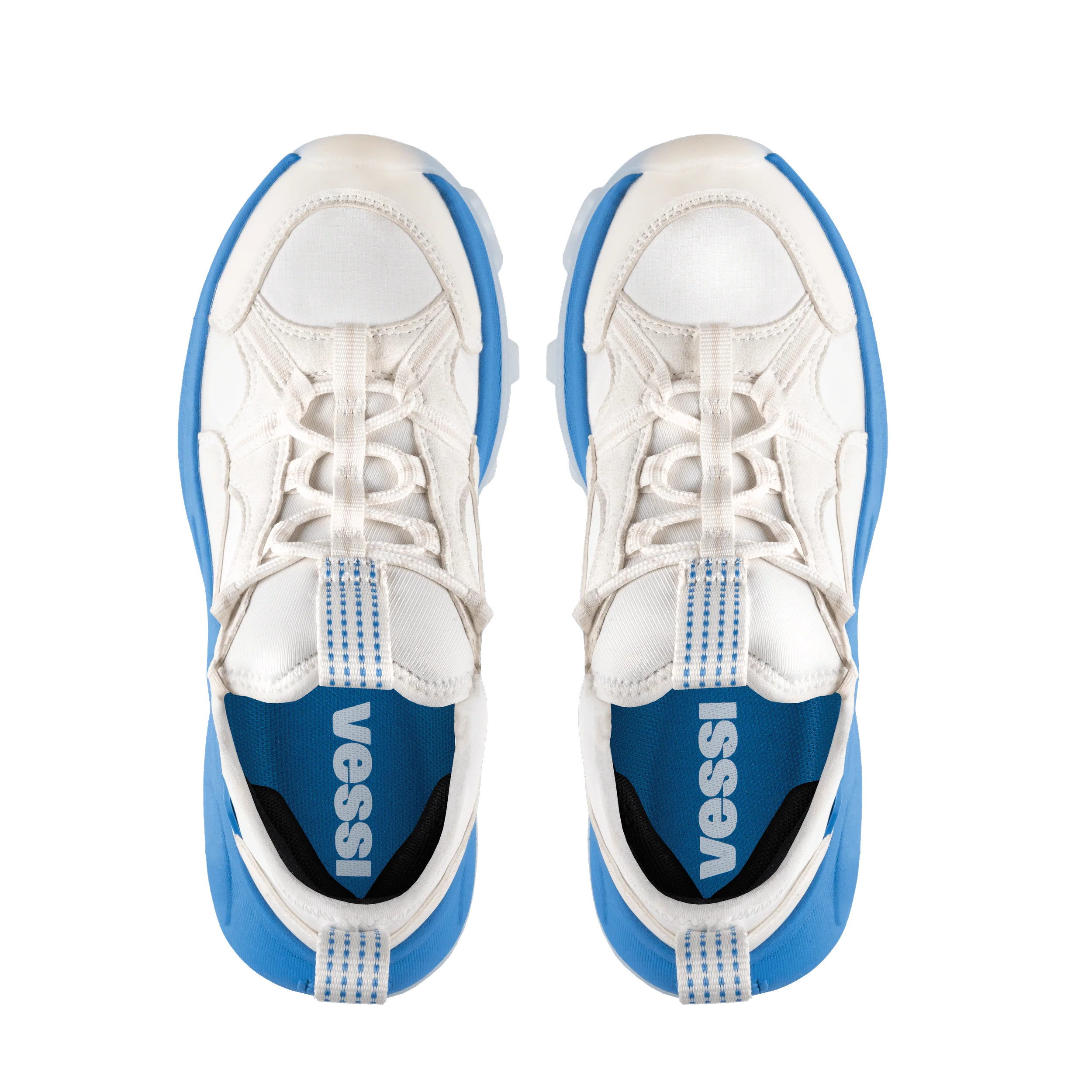 Women's Motu Sneaker - Off-White/Vessi Blue - Image 6