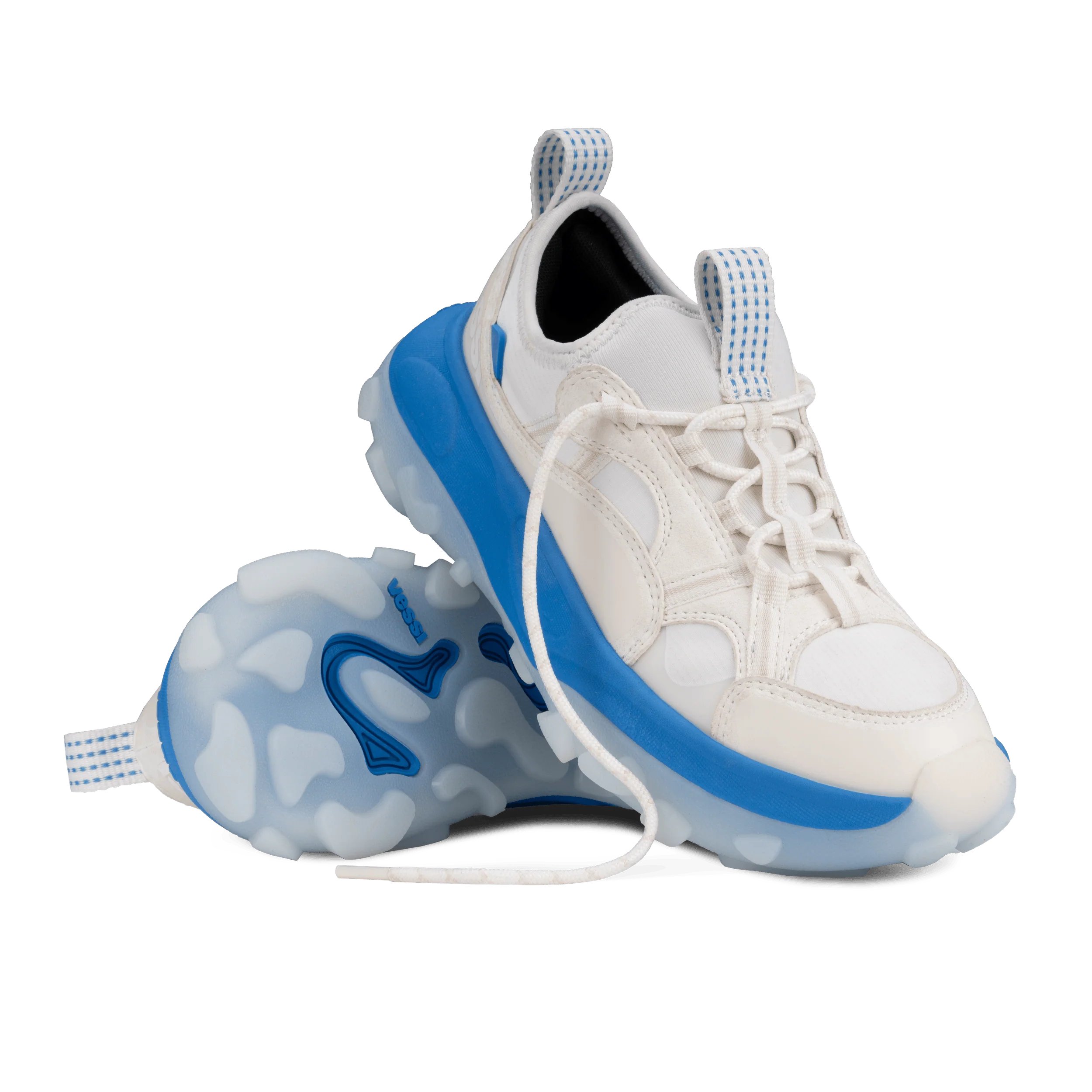Women's Motu Sneaker - Off-White/Vessi Blue - Image 7
