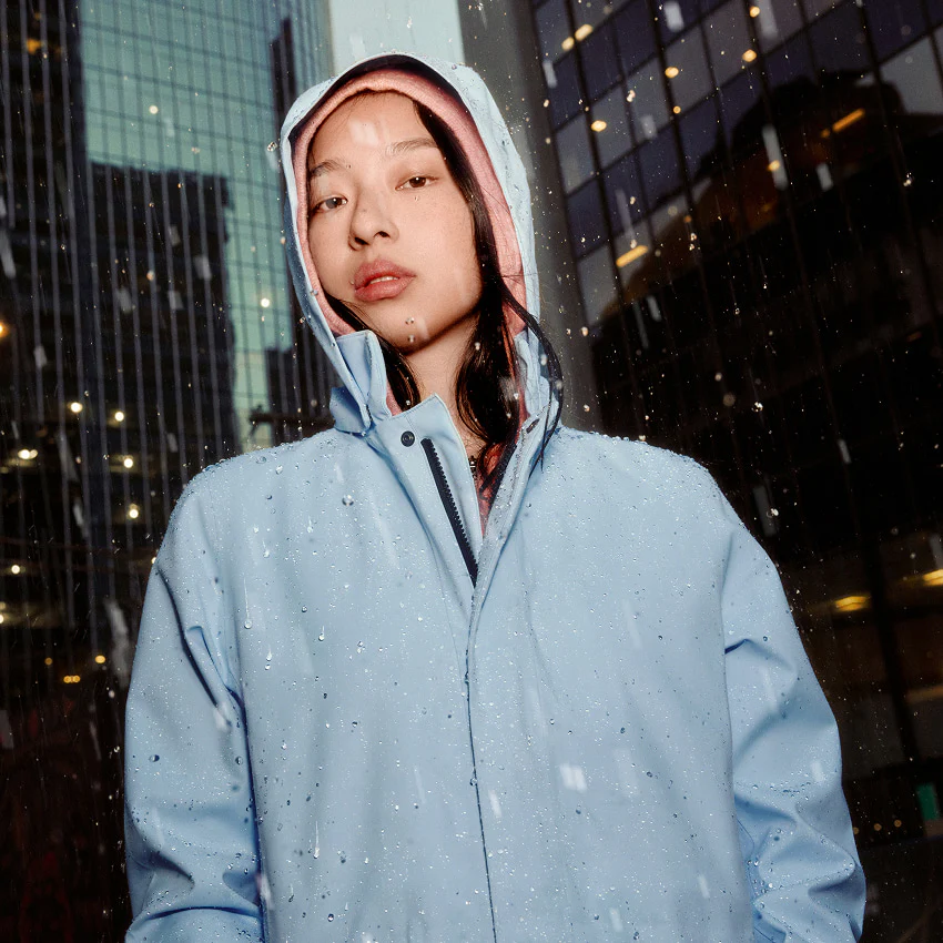 Women's Trinity Rain Jacket - Moonstone - Image 3
